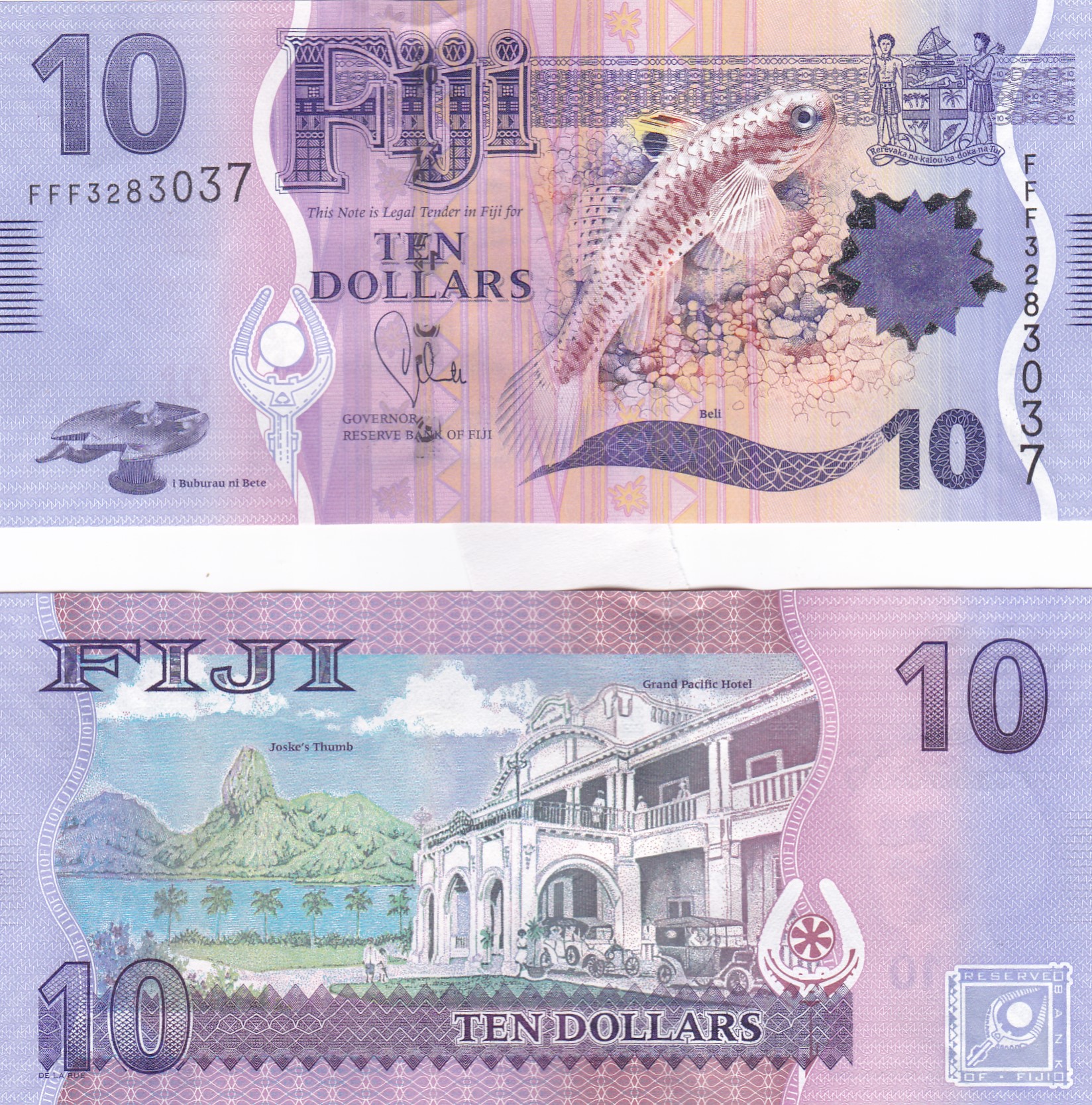 Fiji #116  10 Dollars